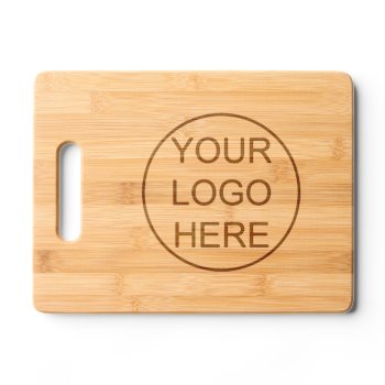 Diy Add Your Own Logo Business Restaurant  Cutting Board by wasootch at Zazzle