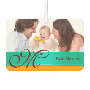 DIY - Add your own photo, name and monogram Air Freshener