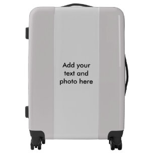 DIY - Add your own sign, photo, color & text Luggage