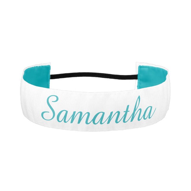 DIY - Add your own sign, photo, name & backgr. Athletic Headband (Front)