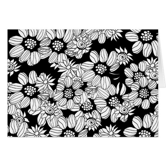 DIY Adult Coloring Flower Garden (Front Horizontal)