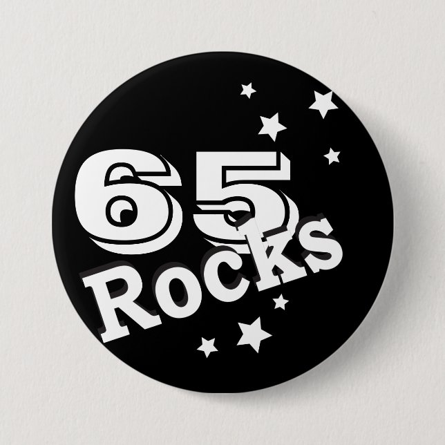 DIY Age | Birthday Rocks Button (Front)