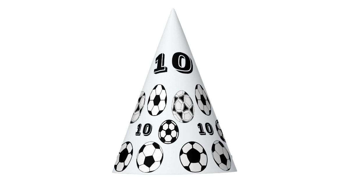 Diy Age Kids Football Theme Party Party Hat Zazzle Com
