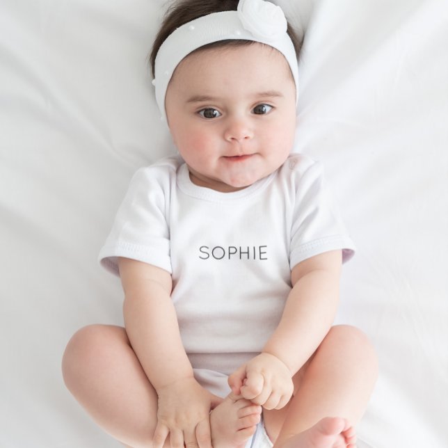 DIY Baby Bodysuit | Custom Text, Name, Monogram  (Creator Uploaded)