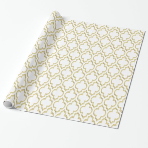 DIY Background XL Faux Gold Moroccan 7 Wrapping Paper