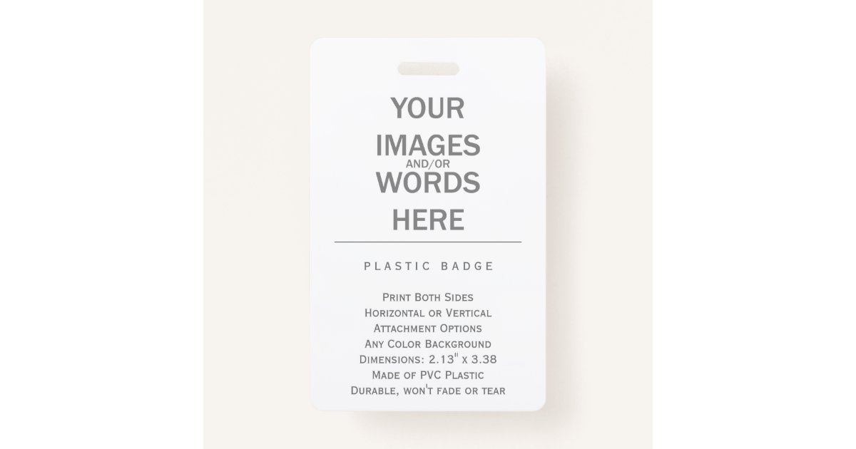 DIY - BADGE | Zazzle
