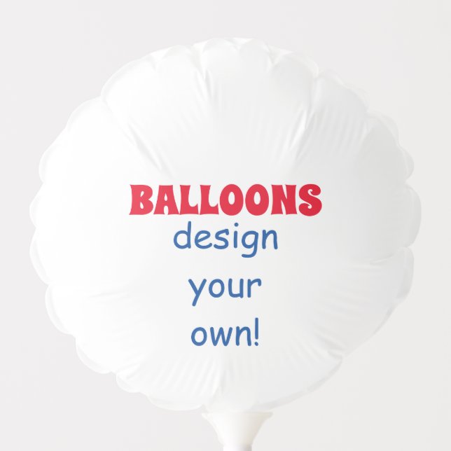 DIY Balloons Custom Double Sided Balloons (Front)