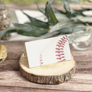DIY Baseball Theme Wedding Place Card