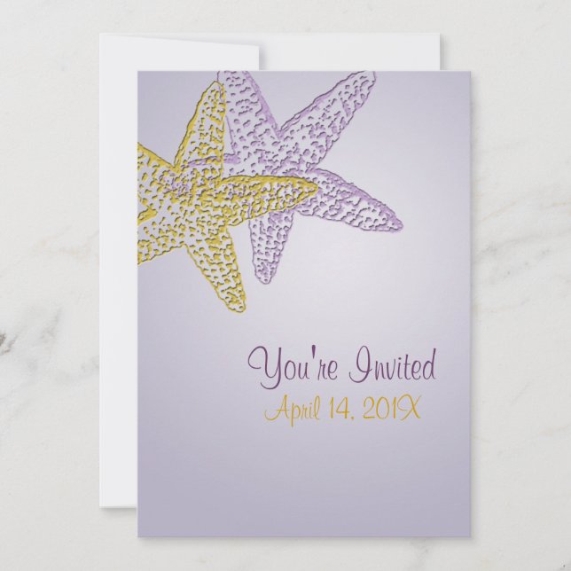 DIY Beach Invitations/any occasion Invitation (Front)