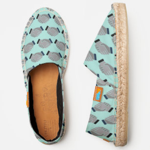 DIY BG Business Dealmaker Handshake, Robin Egg Cnv Espadrilles