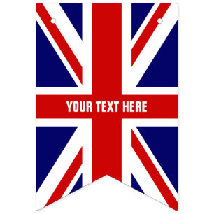 DIY British Union Jack Flag Party Bunting Banner