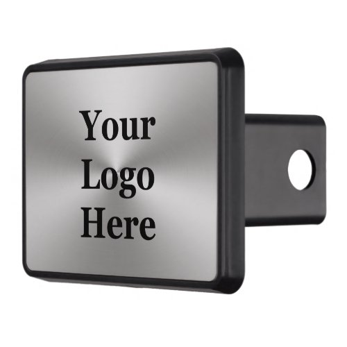 DIY Brushed Metal Look Your Logo Here Hitch Cover
