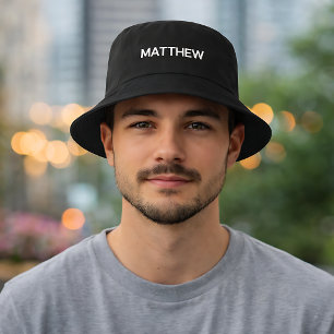 DIY Bucket Hat Custom Text, Name, Monogram