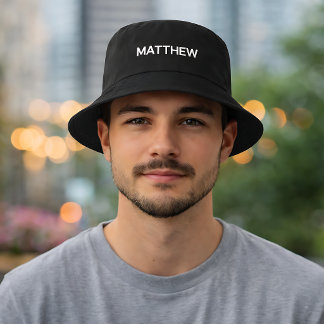 DIY Bucket Hat | Custom Text, Name, Monogram