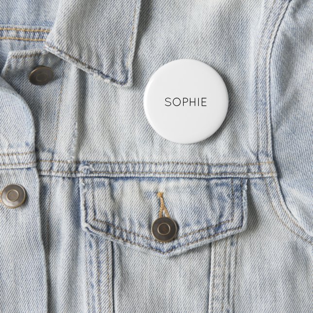 DIY Button | Custom Text, Name, Color (In Situ)