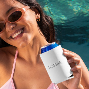 DIY Can Cooler Custom Text, Name, Monogram