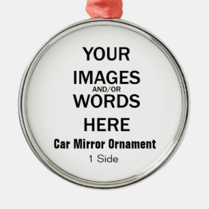 DIY - Car Mirror Ornament (1 Side)