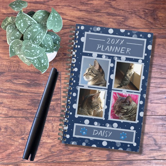 DIY Cat Photo Collage Personalized Planner (Creator Uploaded)