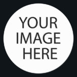 DIY CLASSIC ROUND STICKER<br><div class="desc">Let the artist inside you come out</div>