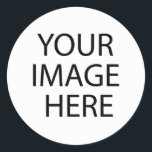 DIY CLASSIC ROUND STICKER<br><div class="desc">Let the artist inside you come out</div>