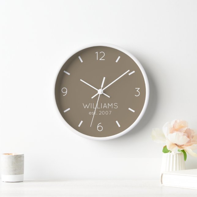 DIY Clock | Custom Color, Name, Text (Home)