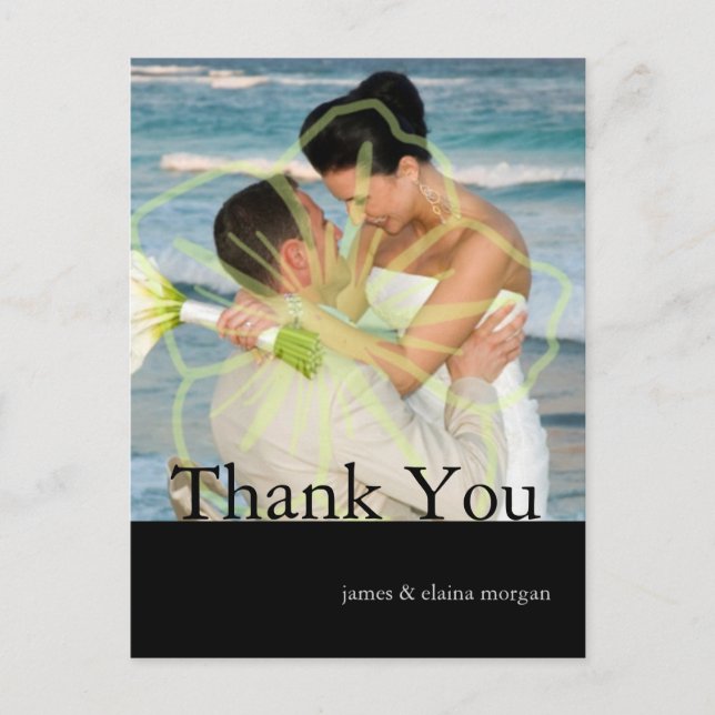 DIY Color, Thank you postcards (Front)