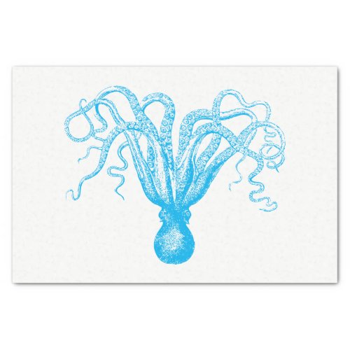 DIY Color Vintage Stylized Octopus Drawing 8 Tissue Paper