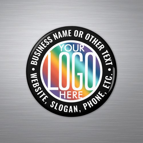 DIY Color  Your Company Logo Promotional Round Magnet