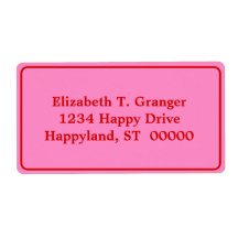 DIY Colors Framed Pink #3 Red