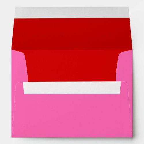 DIY Colors Hot Pink Red Envelope