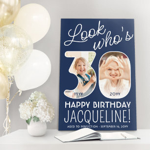 DIY Colors • Look Who's 30 Birthday Party 2 Photo Foam Board