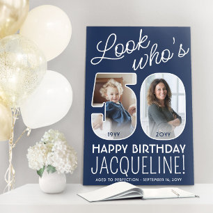 DIY Colors • Look Who's 50 Birthday Party 2 Photo Foam Board