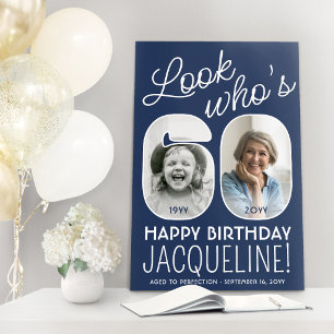 DIY Colors • Look Who's 60 Birthday Party 2 Photo Foam Board