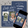 DIY Colors • Look Who's 75 Birthday Party 2 Photo Save The Date