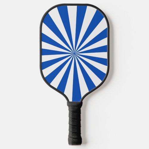 DIY Colors Rays Sunburst Sapphire Blue White S Pickleball Paddle