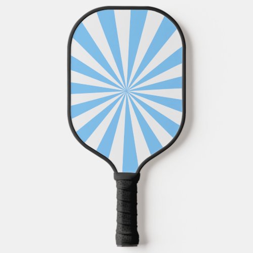 DIY Colors Rays Sunburst Sky Blue White S Pickleball Paddle