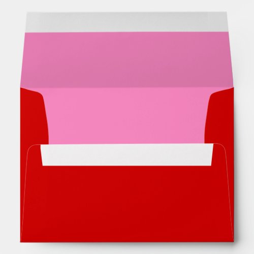 DIY Colors Red Pink 3 Envelope