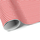 DIY Colors Ticking Stripe Large #3 SV Red White Wrapping Paper (Roll Corner)