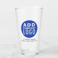 Trendy Script Name Personalized Printed 16oz Beer Can Glass