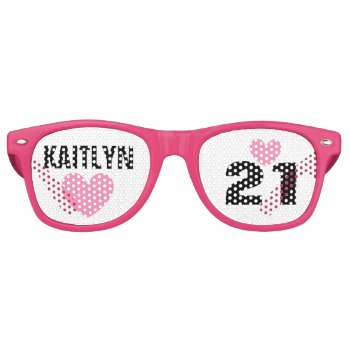 Diy Create Your Own 21st Birthday Or Any Year A62b Retro Sunglasses by JaclinArt at Zazzle