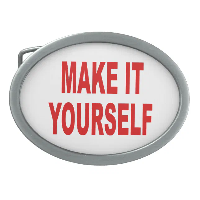 DIY Create Your Own Belt Buckle Zazzle