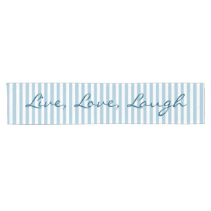 DIY Create Your Own Custom Color Stripes Quote A02 Short Table Runner
