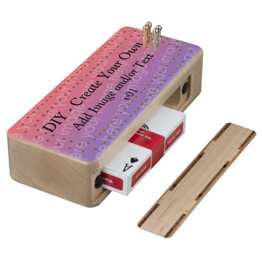 DIY Create Your Own Custom Cribbage Board V01 (Angled)