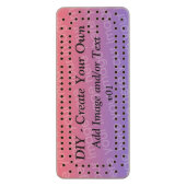 DIY Create Your Own Custom Cribbage Board V01 (Front Vertical)