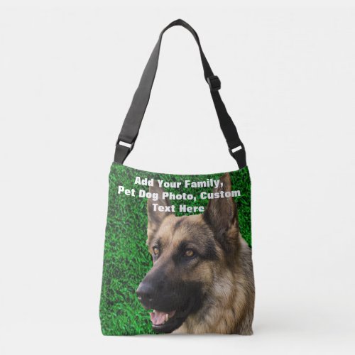 DIY Create Your Own Custom Dog Family PHOTO Crosb Crossbody Bag