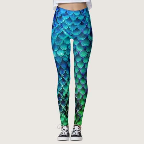 DIY Create Your Own Custom Fish Mermaid Costume Leggings