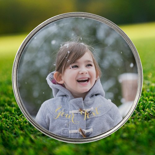 DIY Create Your Own Custom Personalized Photo Text Golf Ball Marker