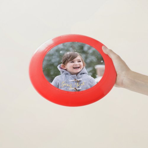 DIY Create Your Own Custom Personalized Photo Text Wham_O Frisbee