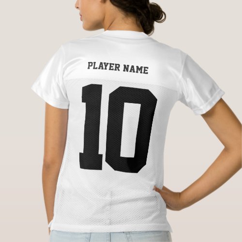 DIY Create Your Own Custom Personalized Pro Team Womens Football Jersey