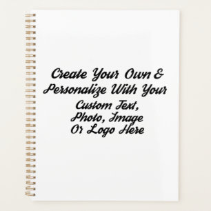DIY, Create Your Own Custom Personalized Spiral Planner